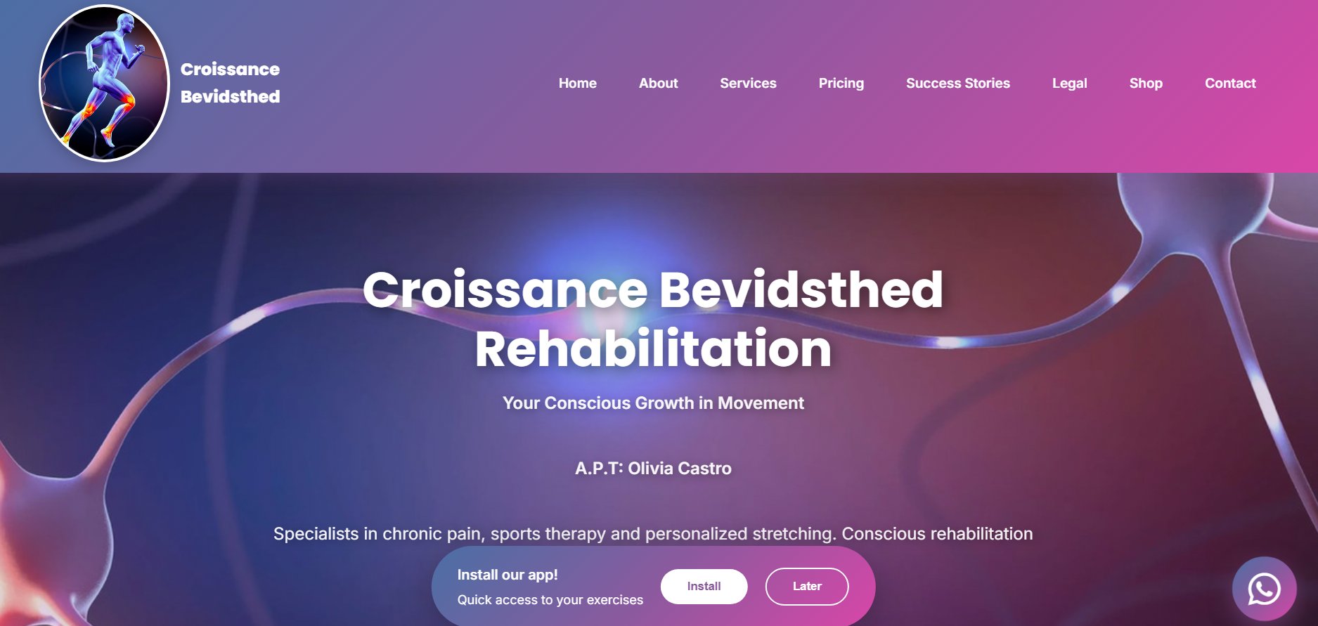 Croissance Bevidsthed Rehabilitation